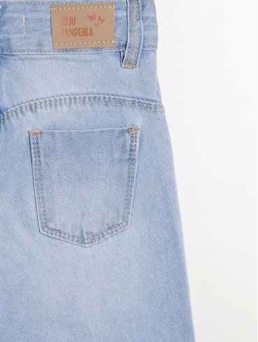 Calça Jeans Infantil Para Menina - AZUL