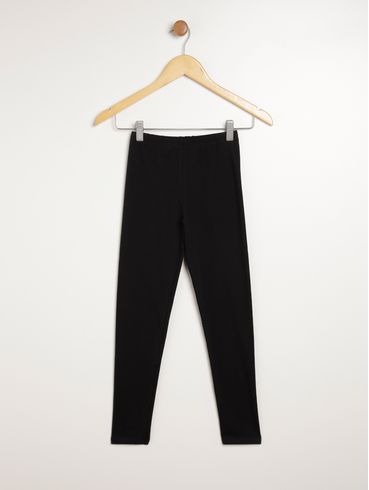 Calça Legging Juvenil Para Menina - PRETO