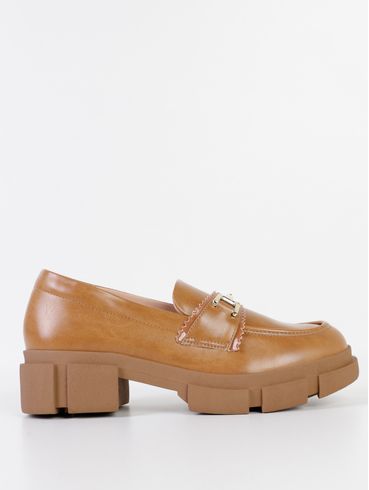 Sapato Mocassim Quiz Feminino CARAMELO