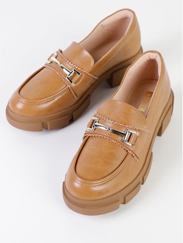 Sapato Mocassim Quiz Feminino CARAMELO