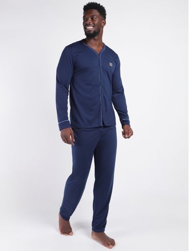 Pijama Longo Masculino MARINHO