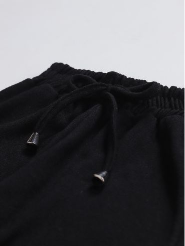 Calça de Tricot Infantil Para Menina - PRETO