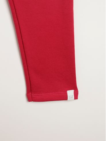 Calça Molecotton Juvenil Para Menina - BORDO