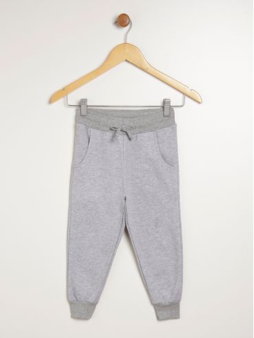 Calça Jogger Moletom Juvenil Para Menino - MESCLA