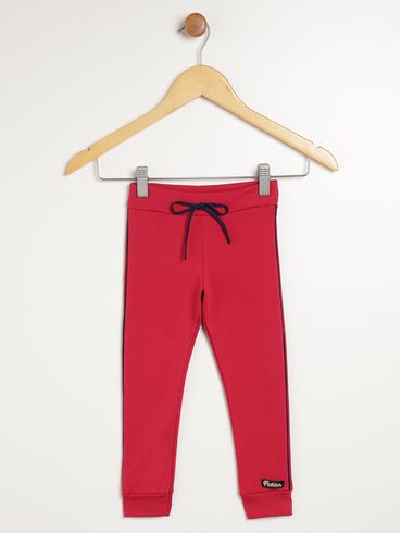 Calça Molecotton Infantil Para Menina - BORDO