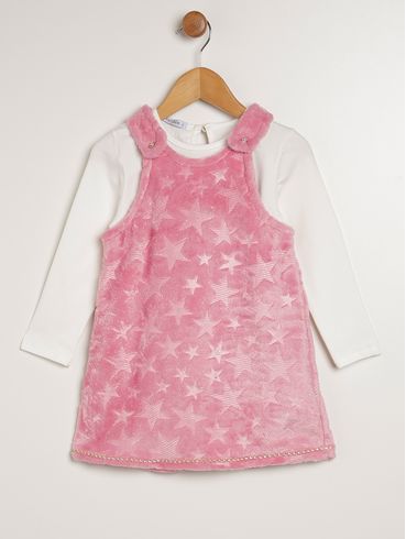 Vestido Infantil Para Menina - ROSA