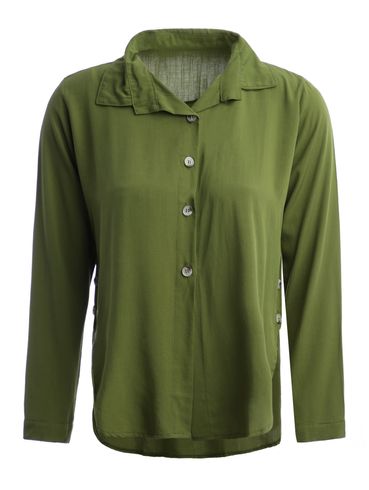 Camisa Alongada Feminina VERDE