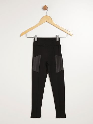 Calça Infantil Para Menina - PRETO