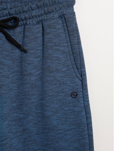 Calça Moletom Jogger Juvenil Para Menino - AZUL