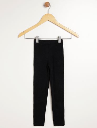 Calça Fusô Infantil Para Menina - PRETO