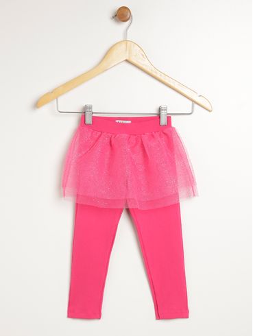 Calça Legging Kid+ Infantil Para Menina - PINK