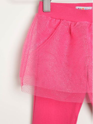 Calça Legging Kid+ Infantil Para Menina - PINK