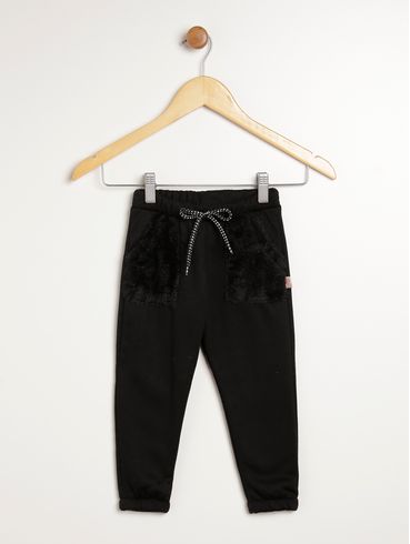 Calça Infantil Para Menina - PRETO