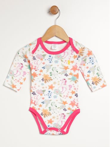 Body Infantil Para Bebê- BRANCO