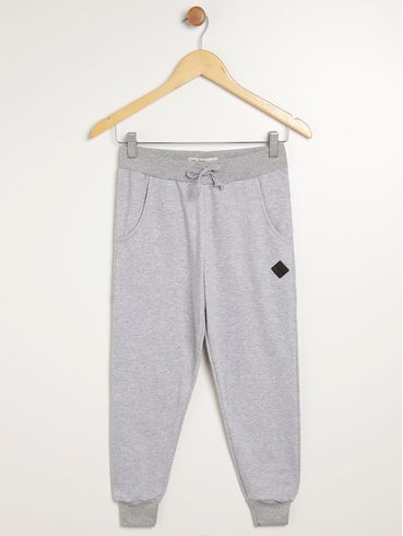 Calça Moletinho Jogger Juvenil Para Menino - MESCLA