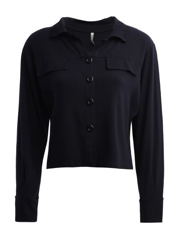 Camisa Cropped Feminina PRETO