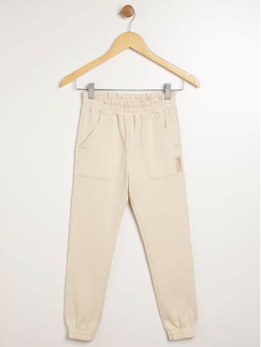 Calça Clochard Infantil Para Menina - BEGE