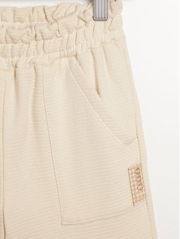 Calça Clochard Infantil Para Menina - BEGE