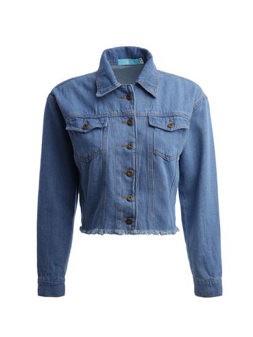 Jaqueta Jeans Pisom Feminina AZUL