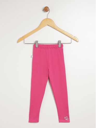 Calça Legging Infantil Para Menina - PINK