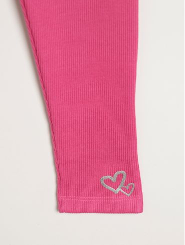 Calça Legging Infantil Para Menina - PINK