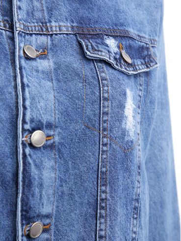 Jaqueta Jeans Feminina AZUL