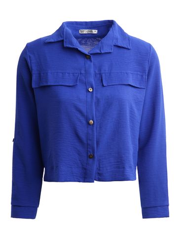 Camisa Duna Manga Longa Feminina AZUL