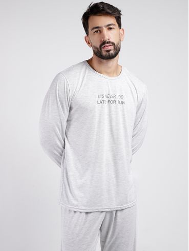 Pijama Longo Masculino MESCLA