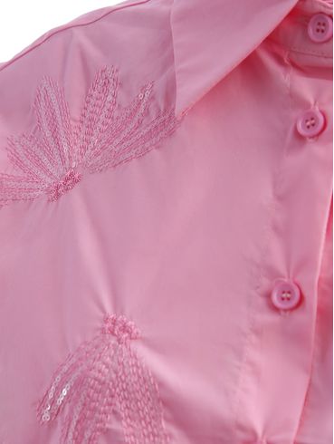 Camisa Cropped Eagle Rock Feminina ROSA