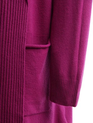 Cardigan de Tricot Feminino ROXO