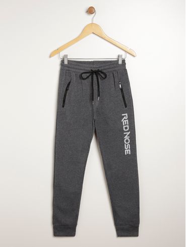 Calça Esportiva Juvenil Para Menino - CINZA