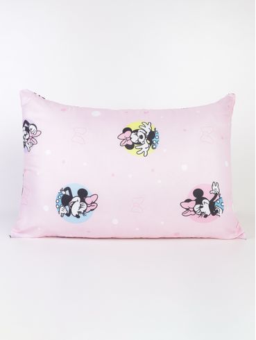 Travesseiro Hedrons Minnie Infantil - ROSA