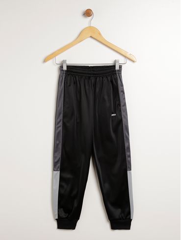 Calça Esportiva Juvenil Para Menino - PRETO