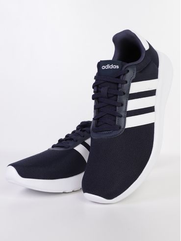 Tênis Esportivo Lite Racer 3 Adidas Masculino MARINHO/BRANCO