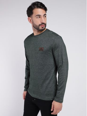 Camiseta Manga Longa Masculina VERDE