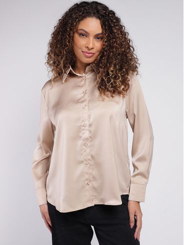 Camisa Autentique Feminina BEGE