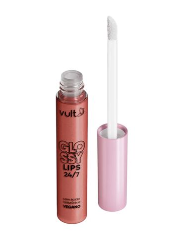 Gloss Labial Pêssego Cintilante Glossy Lips Vult UNICO