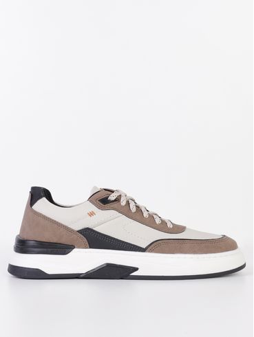 Tênis Casual Masculino OFF WHITE/PRETO