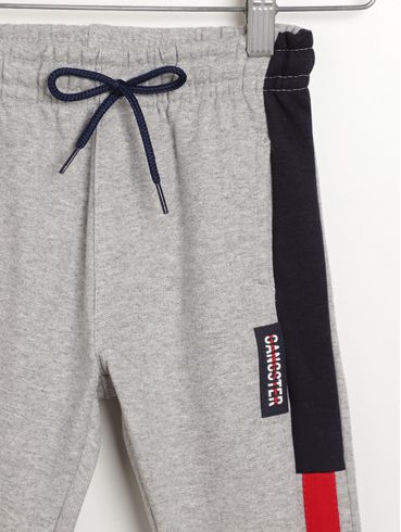 Calça Jogger Moletom Infantil Para Menino - MESCLA