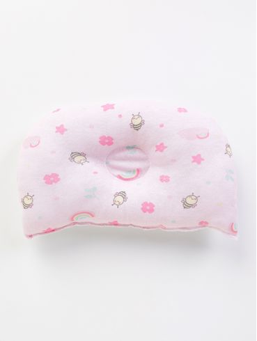 Travesseiro Anatômico Infantil Para Bebê - Rosa