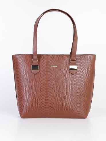 Bolsa Tote Rafitthy Feminina MARROM