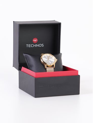 Relógio Techonos Feminino Dourado/ UNICO