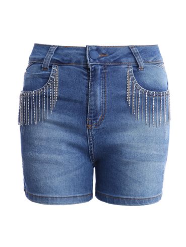 Short Jeans Feminino Azul