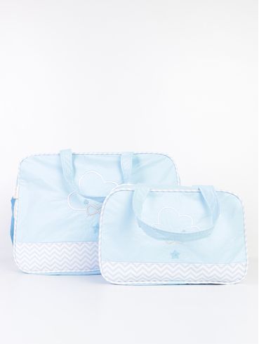 Kit Bolsas Maternidade Infantil Para Bebê - AZUL