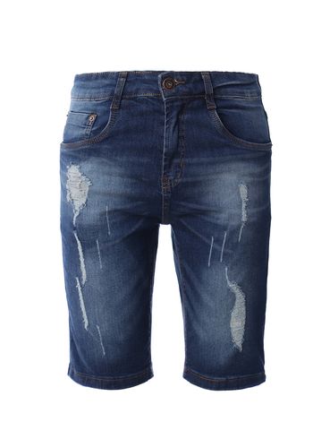 Bermuda Jeans Masculina AZUL