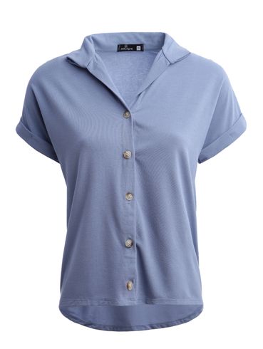 Camisa Manga Curta Autentique Feminina AZUL