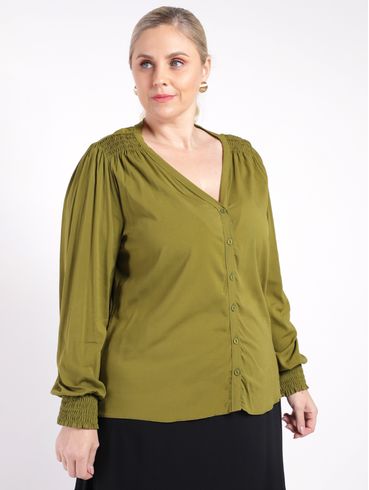 Camisa Plus Size Feminina VERDE