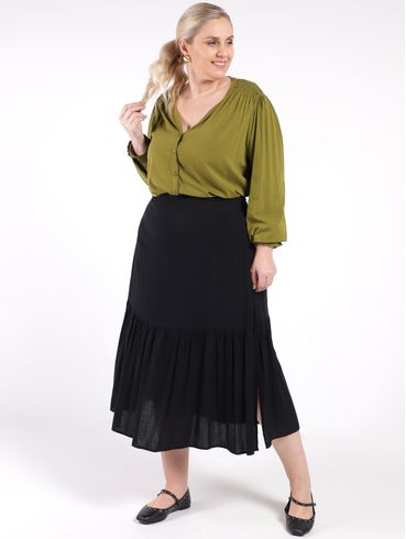 Camisa Plus Size Feminina VERDE