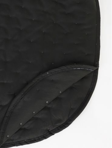 Colcha Queen Toque de Algodão Hedrons PRETO