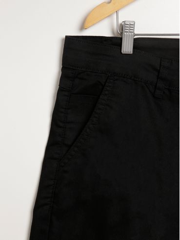 Bermuda Sarja Plus Size Masculina PRETO